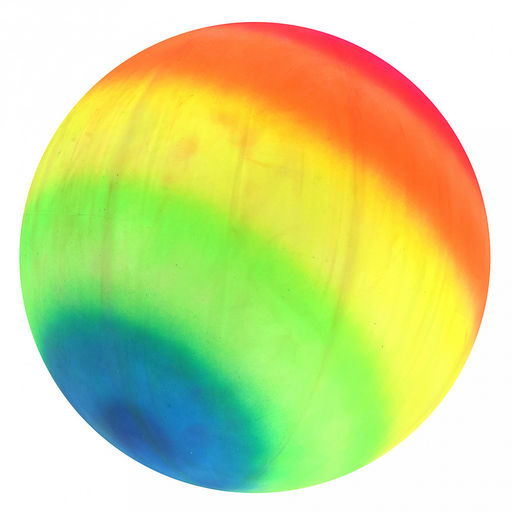 Мяч игровой Смайлик д18см, радужный, ПВХ (Китай) - Домашняя мода фото 5