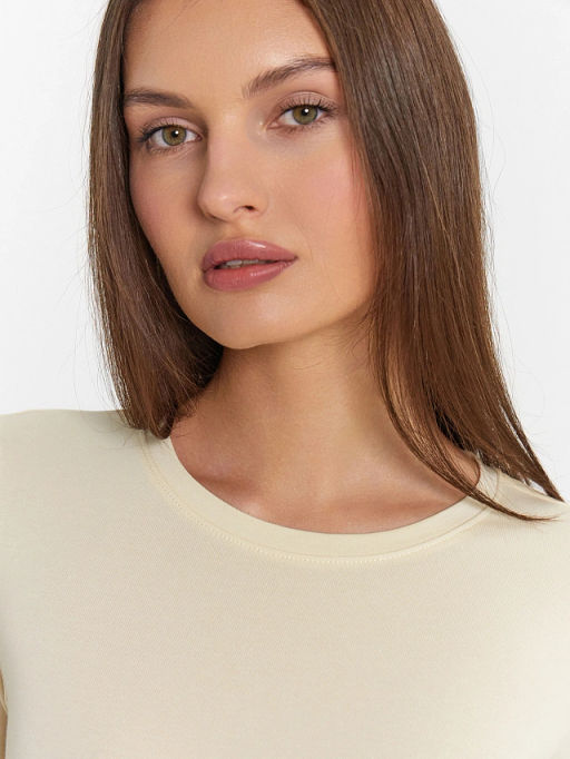 Футболка женская бежевая - Mark formelle фото 4