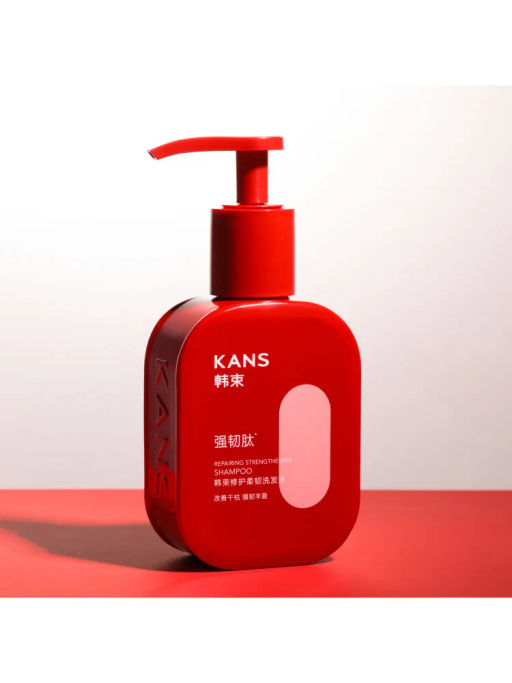 KANS Шампунь для восстановления и укрепления сухих и поврежденных волос Repairing Strengthening Shampoo, 300 г