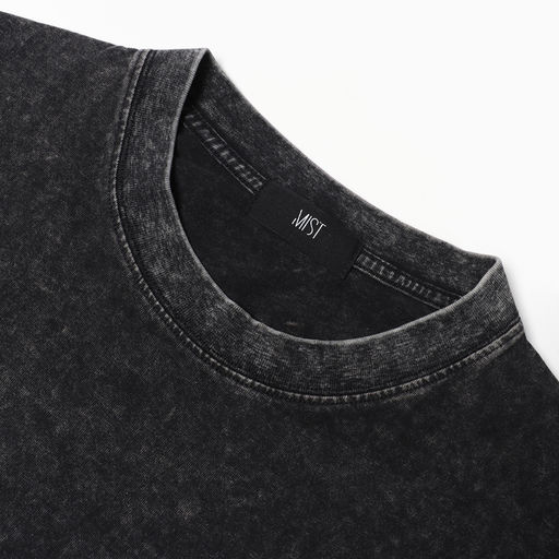 Футболка из вареного хлопка женская Mist Don&apos;t touch me, размер S, чёрная