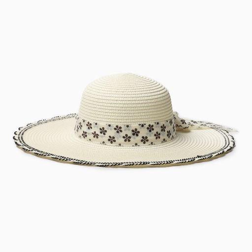 Шляпа женская MINAKU, цв. молочный, р-р 58  фото 4
