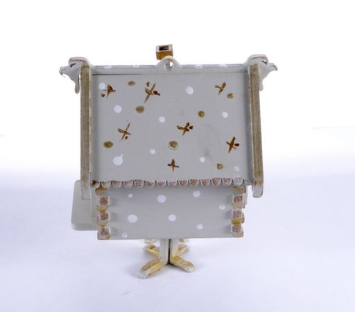 Праздничные новогодние украшения: Избушка на курьих ножках 1013 White - Idh фото 2