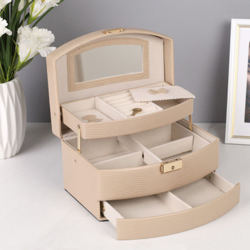 Шкатулка для украшений 22х15х13 см / JH016 /уп 24/ - Галеонтрейд фото 2