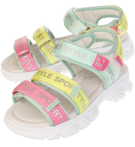 Сандалии Kenka LRJ_22-14_biruza-yellow  фото 5