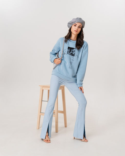 Свитшот с начёсом и шёлкографией SDP003 - Sahar art lab фото 7