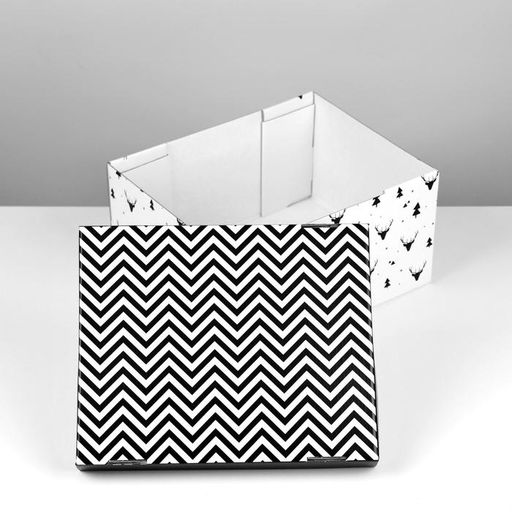 Коробка подарочная новогодняя складная «Уютный дом», 31×25.5×16 см, Новый год