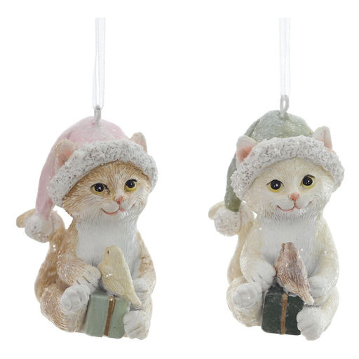 Фигурка декоративная подвесная "Котёнок", 2в., L4 W5 H7 см, 2в.