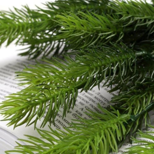 Елка ветка искусственная 42 см 7 веток / AB4192-7P /уп 2/250/1000/Новый год (Красный) - Галеонтрейд фото 7