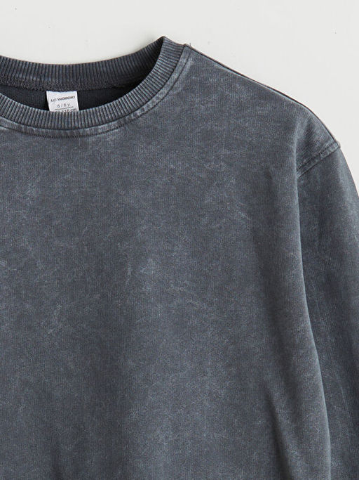 Bisiklet Yaka Erkek ?ocuk Sweatshirt