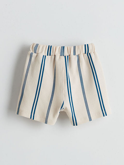 Beli Lastikli ?izgili Erkek Bebek ?ort