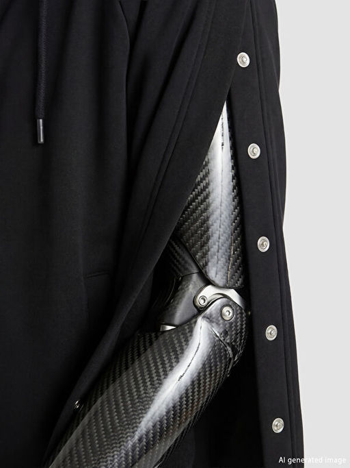 Kolay Giyilebilir Kollar? ??t??tl? Erkek Fermuarl? Sweatshirt