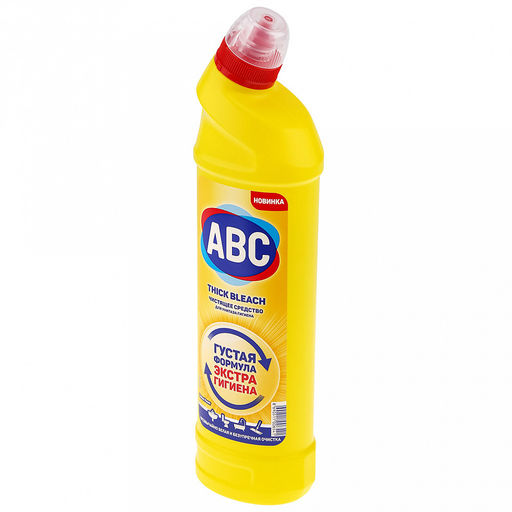 Отбеливатель для твердых поверхностей ABC Лимон 750мл, густой (Турция)  фото 2