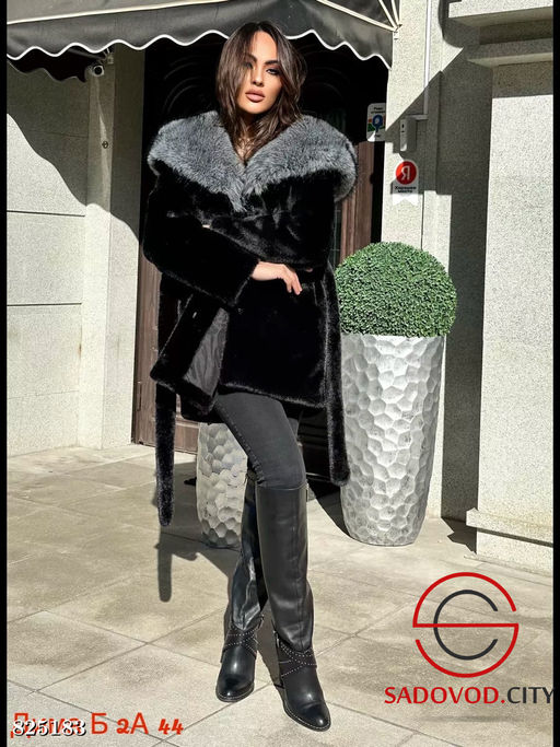 Шуба женская из искусственного меха