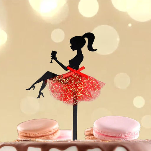 Топпер Девушка с бокалом - Страна карнавалия фото 4