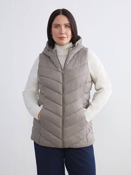 Kap??onlu Kad?n ?i?me Yelek