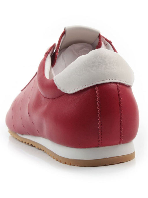 03-908397-5 RED Кеды женские (натуральная кожа)