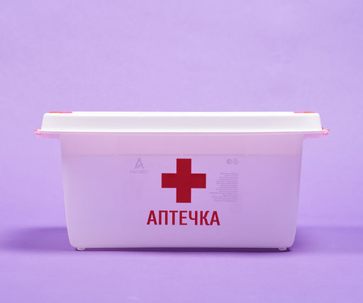 Контейнер универсальный 10л Аптечка без вкладыша, арт. АП 412