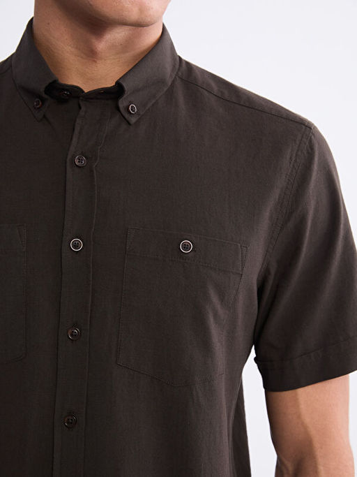 Regular Fit K?sa Kollu Erkek G?mlek