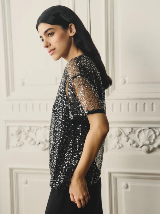 Топ из пайеток / Zarina