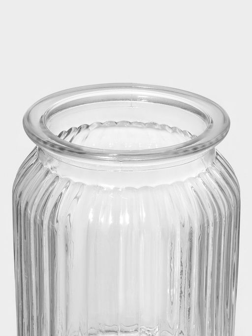 Банка для сыпучих «Лада», 800 мл, 10×18 см, стекло, прозрачная