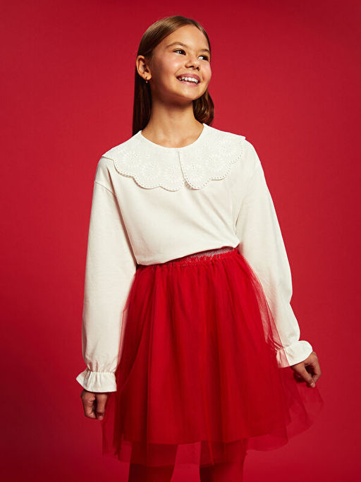 Bebe Yaka Fisto Detayl? K?z ?ocuk Ti??rt - Waikiki фото 3