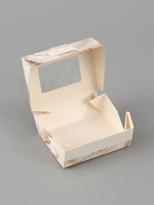 Цена за 5 шт. Коробка складная «Мрамор», 10 × 8 × 3.5 см