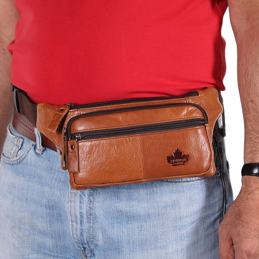 Сумка мужская кожаная 7721 brown  Zinimxs  в Новосибирске