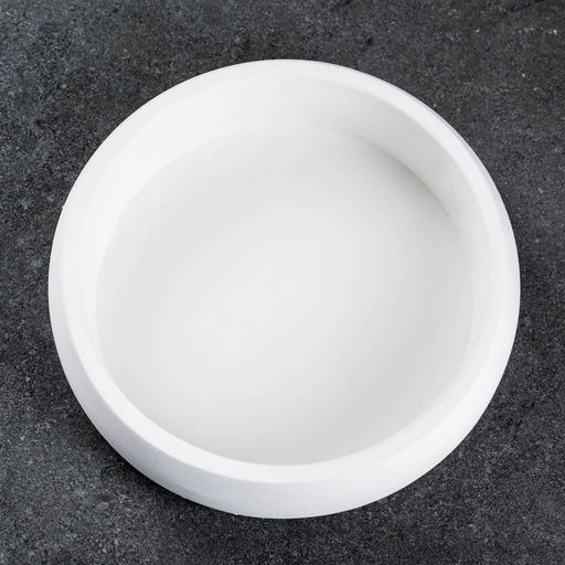 Кашпо - бонсайница для кактусов и суккулентов, 800 мл, 18×5.5 см, d=15 см, керамика, белое