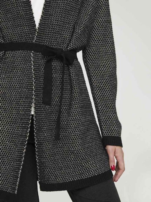 Кардиган, черно-белый - Heine фото 5