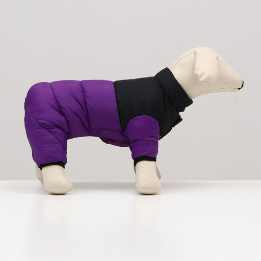 Комбинезон Умка, размер 16 (ДС 36 см, ОГ 46 см, ОШ 35 см), чёрно-фиолетовый - Simaland фото 2