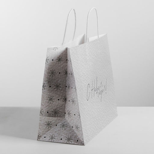 Пакет подарочный крафт Чудесный праздник, 25 х 22 х 12 см - Дарите счастье фото 2