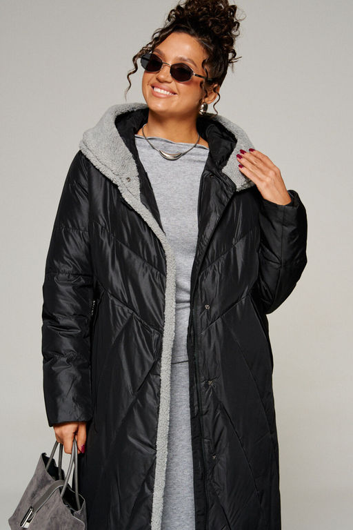 Пальто Beautiful Free 8017 черный