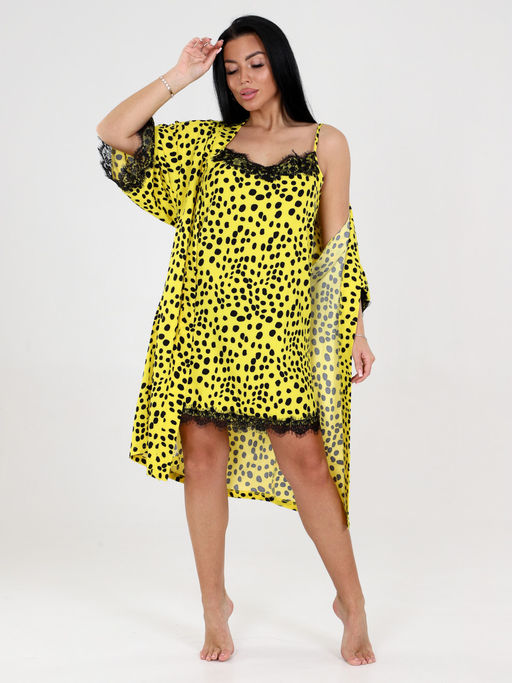 607-ХС ЖЕНСКИЙ КОМПЛЕКТ ДВОЙКА (Желтый) - А-дина фото 3