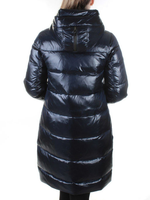 002 DK. BLUE Пальто женское зимнее Snow Grace