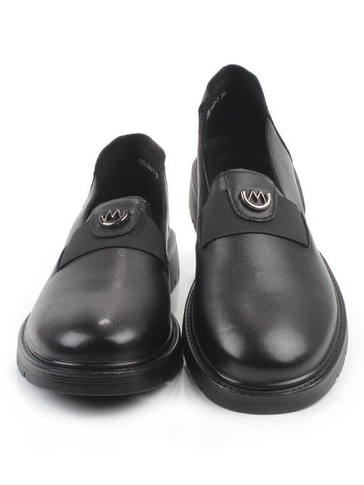 06-DHL164-1 BLACK Туфли женские (натуральная кожа)