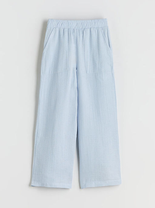 Beli Lastikli M?slin K?z ?ocuk Pantolon