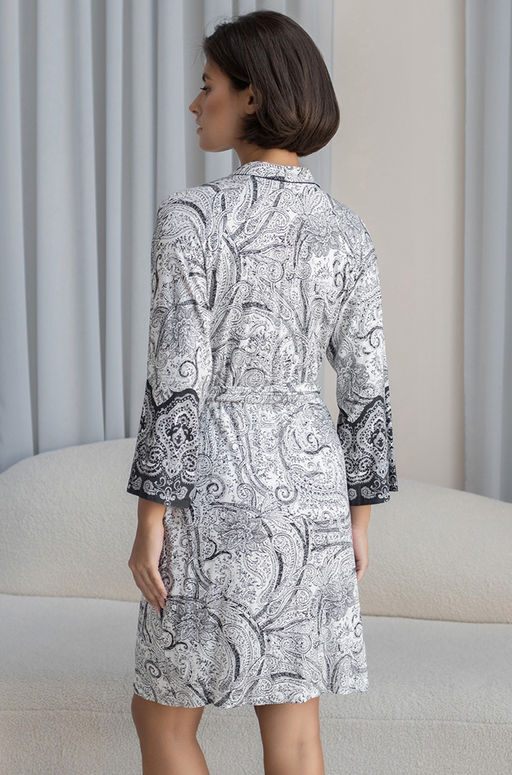 Lucia 1913 Короткий запашной халат Mia-Amore  фото 2