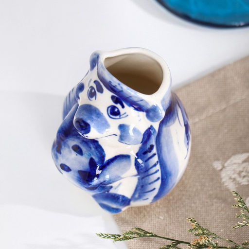 Подставка для зубочисток Ёж, фарфор гжель - Simaland фото 8