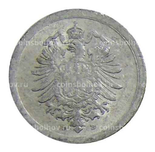 Монета 1 пфенниг 1917 года Е Германия