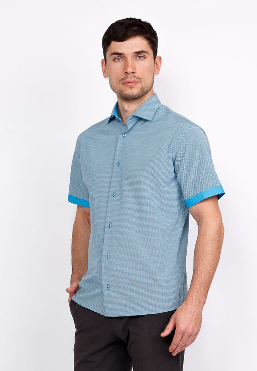 Сорочка мужская короткий рукав GREG 234/109/37/KZS/1  фото 9