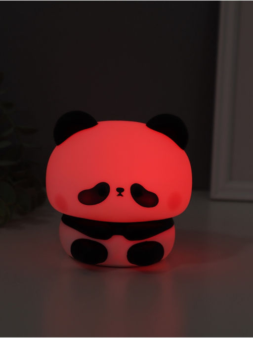 Фигурка светящаяся RISALUX «Панда», 2 Вт, LED-ночник антистресс, RGB, USB, 10×10.5×10.5 см