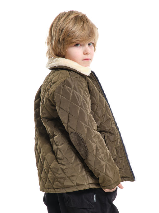Куртка на меху UD 7460 хаки - Mini maxi фото 2