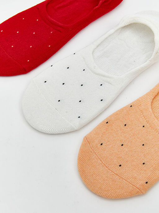 Desenli Kad?n Babet ?orap 3l?