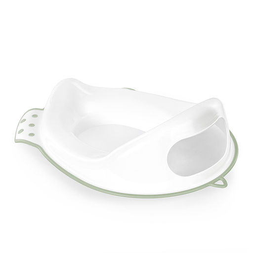 Накладка для унитаза детская (антискользящая) бело-оливковый