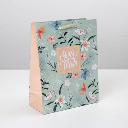 Цена за 2 шт. Пакет подарочный ламинированный, упаковка, Just for you, MS 18×23×8 см