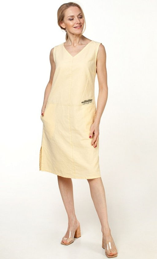 Платье лен 60%, хлопок 40%