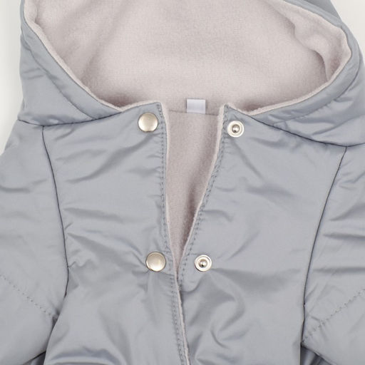 Комбинезон зимний для животных, флис, XL (ДС 32-34, ОШ 32, ОГ 40-44 см), серый - Simaland фото 8