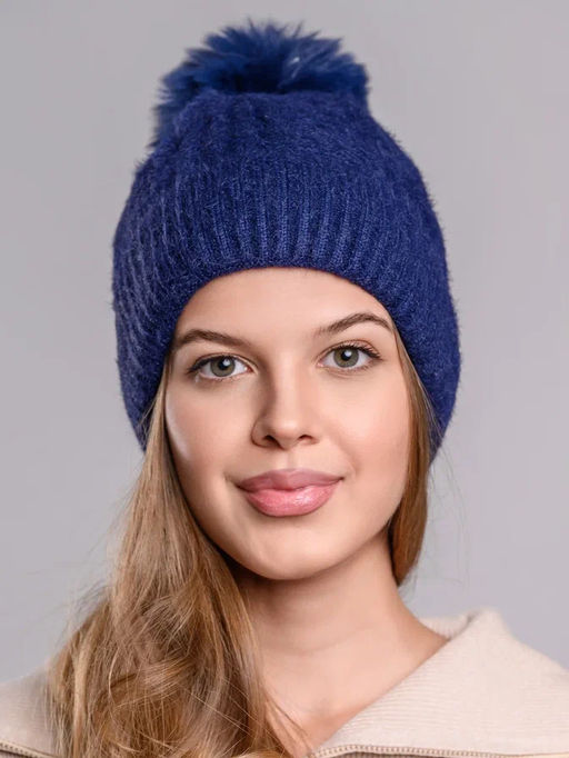 Теплая шапка из мягкой - Pretty mania фото 4