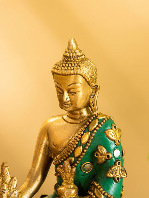 Сувенир «Будда», 9×6.5×13 см, латунь