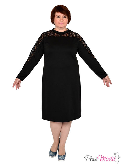 Платье Модель №495 размеры 44-84 - Plusmoda фото 3